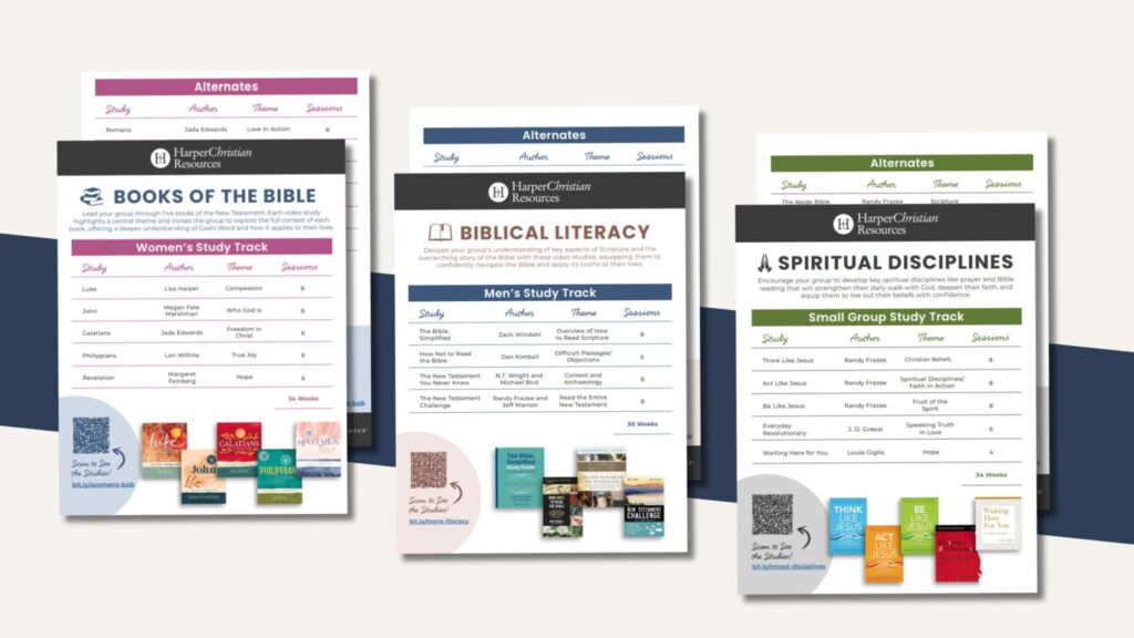 bible study planning tracks